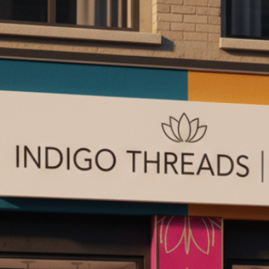 Indigo threads